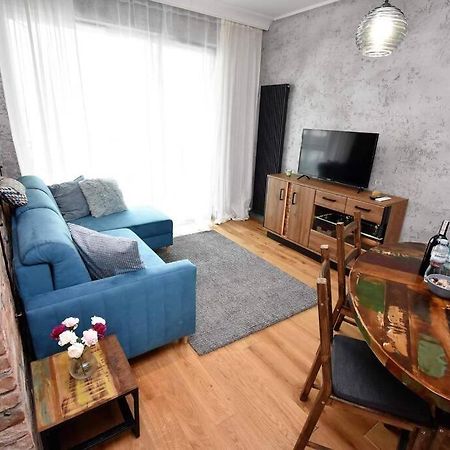 Apartament Blue Bastion Walowa 23C Z Klimatyzacja I Miejscem Parkingowym W Podziemnym Parkingu Gdańsk Kültér fotó