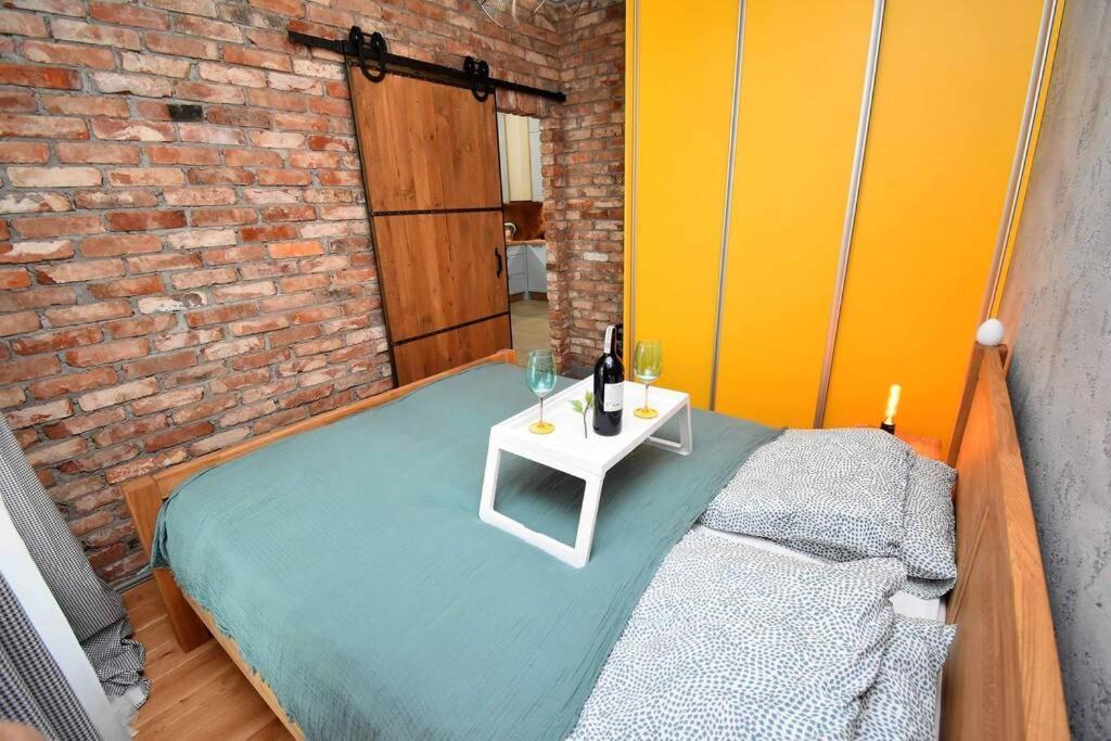 Apartament Blue Bastion Walowa 23C Z Klimatyzacja I Miejscem Parkingowym W Podziemnym Parkingu Gdańsk Kültér fotó